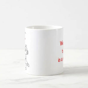 Personalized Ceramic Heart Handle Mug ┃ Custom Name Or Message ┃ Perfect Gift for Coffee Lovers ┃ Unique and Stylish Design