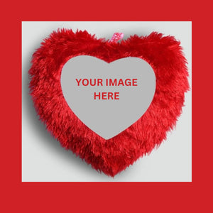 Heartfelt Comfort: Personalized Passion Red Pillow for Your Loving Space